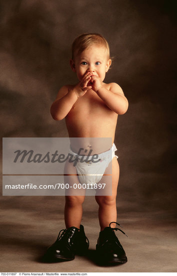 child wearing shoes