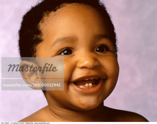 Black Baby Happy