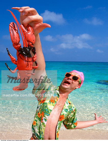 Lobster On Beach