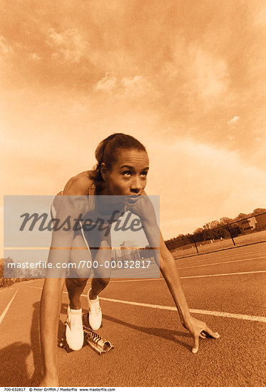 Black Female Runner