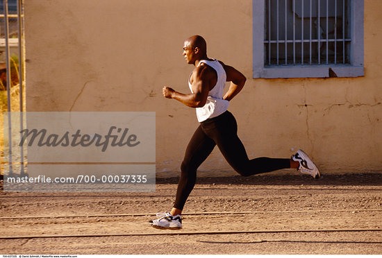 African Man Running