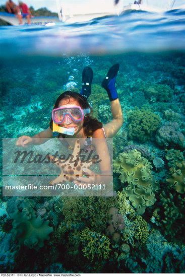 Children Snorkeling