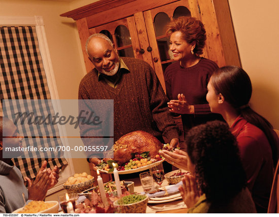 black family thanksgiving