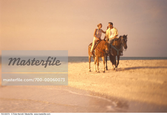couple on horseback