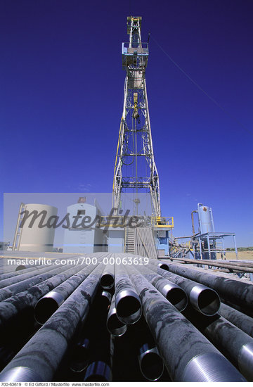 Oil Rig Pipes