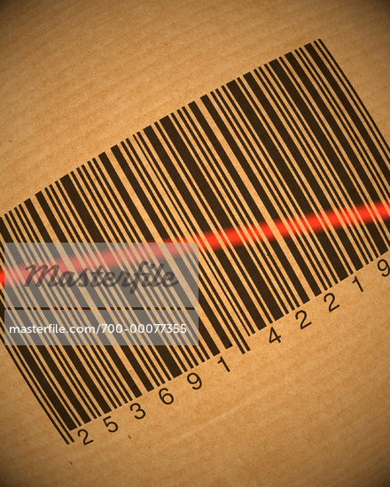 Barcode Being Scanned