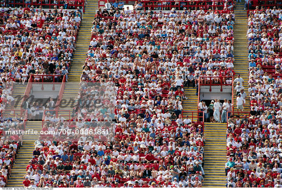 Stadium With Crowd