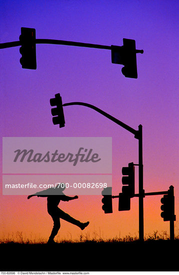 Traffic Lights Silhouette