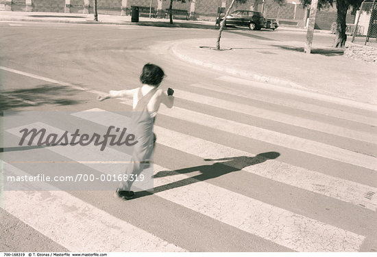 Child Crossing Street