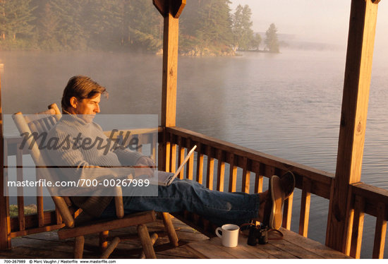 Man On Porch