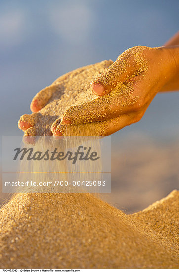 Hands Sand