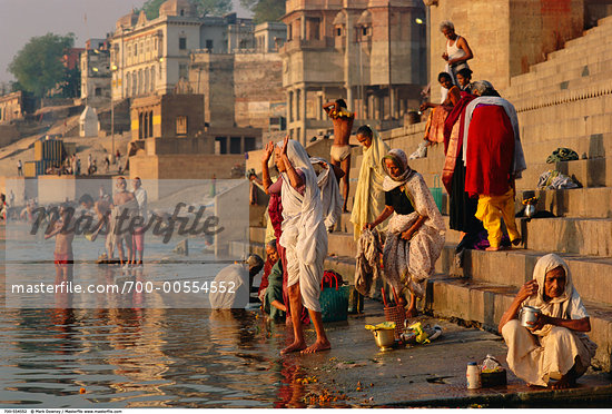 Ganga river varanasi uttar pradesh india