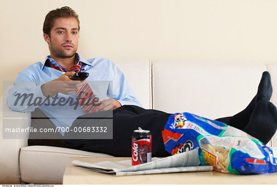 Businessman Feet Up