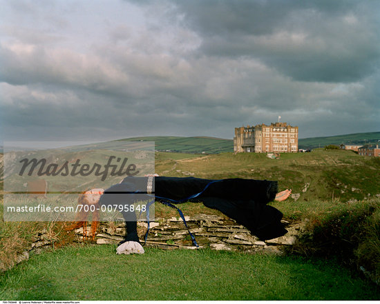 bride lying down