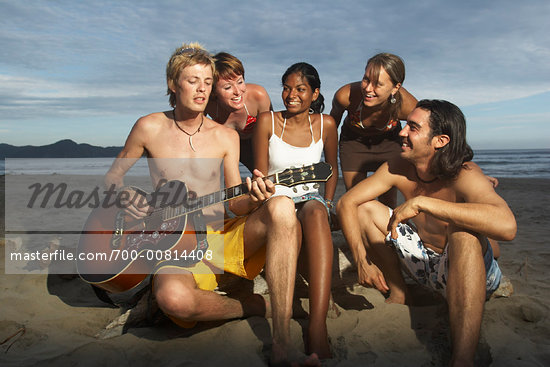 Friends In Beach