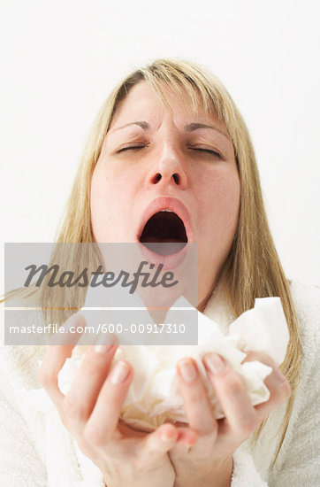A Person Coughing