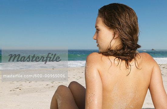 naked back beach NUDE nude beach nude beach woman nude teenage one person 