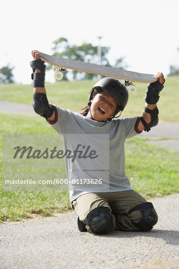 Boy Skateboarders