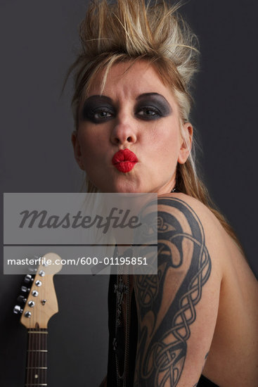  hair women rock star tatoo tatoos tattoo tattoo rock and roll tattoos