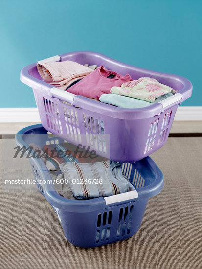 basket of laundry