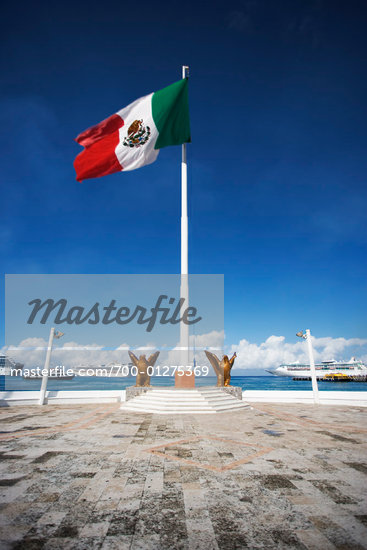 Cozumel Mexico Flag