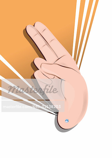 Hand Sign Pointing