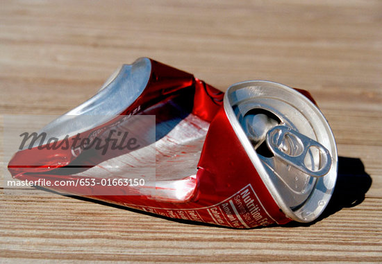 Coke Can Crushed
