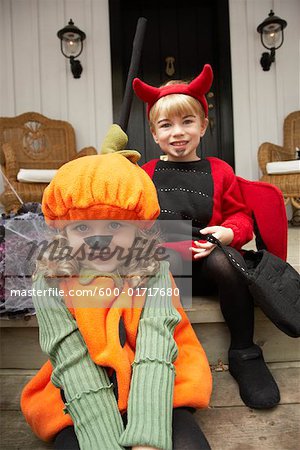 Boy dressed as girl photo