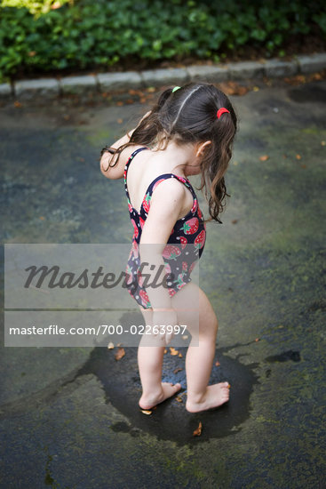 Standing In Puddle