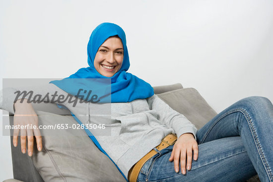 hijab and jeans