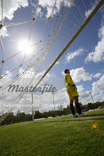 Soccer Goalie Standing