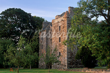 Elcho Castle, fortified mansion of 16th century date, near Perth