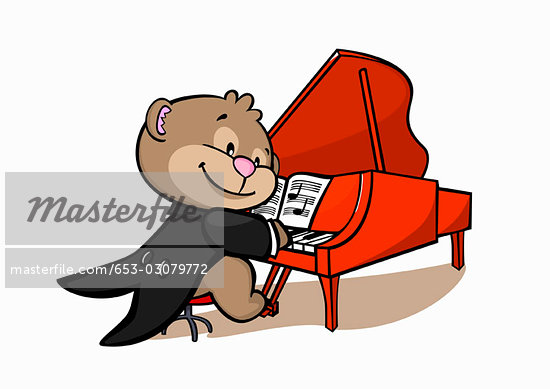 Cartoon Pianist