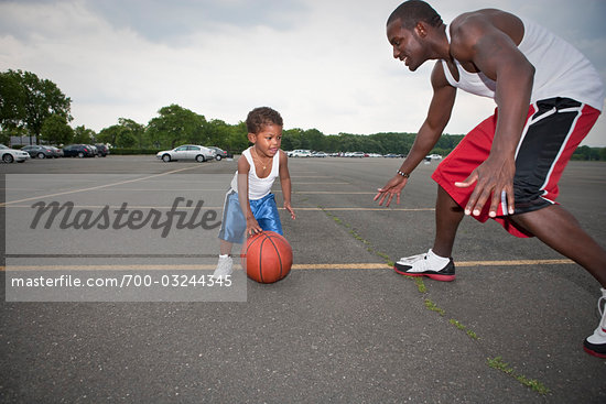 Baby Playing Basketball