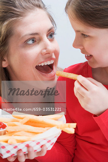 Girl Eating Chips