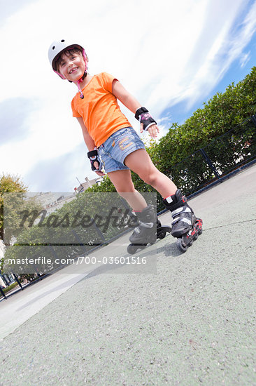 girl rollerblading