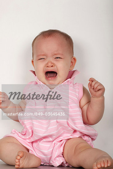 Crying Asian Child