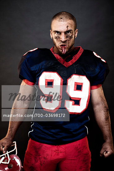 Bloody Football Player