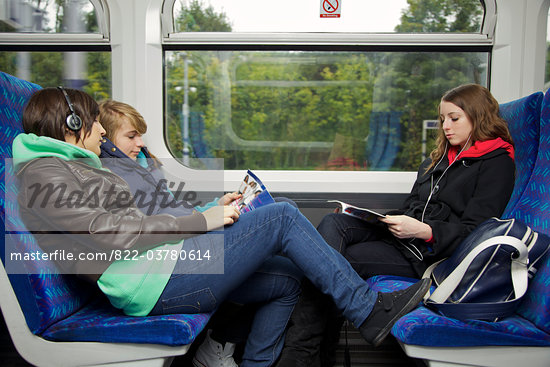 Sitting On Train