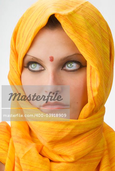 orange burka