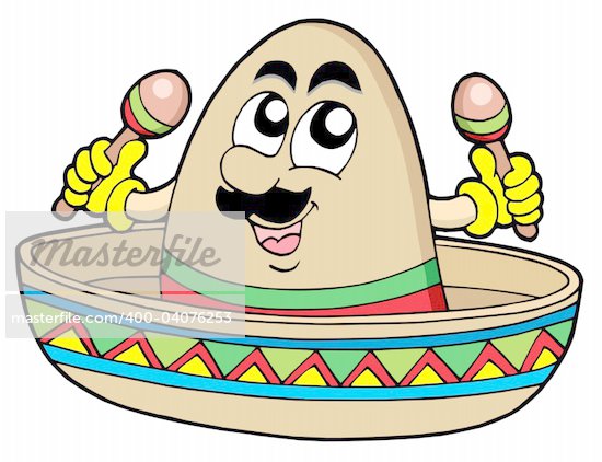 Mexican Sombrero Drawing