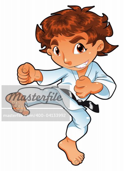 Karate Cartoon Characters