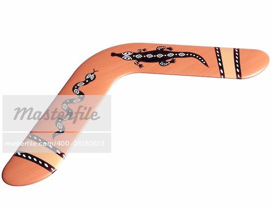 Aboriginal Boomerang Template