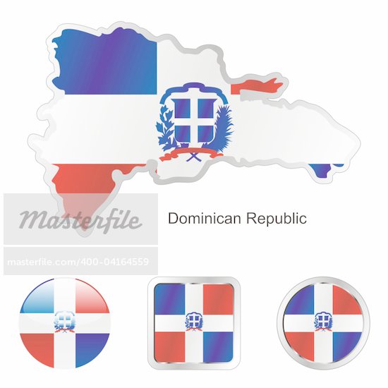 Dominican Flag Emblem