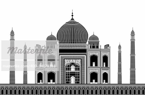 Taj Mahal Illustration