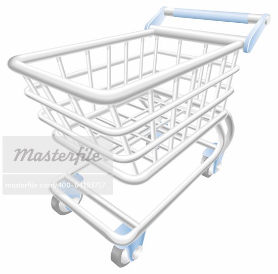 Grocery Cart Vector