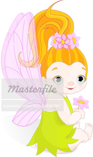 cartoon baby fairy