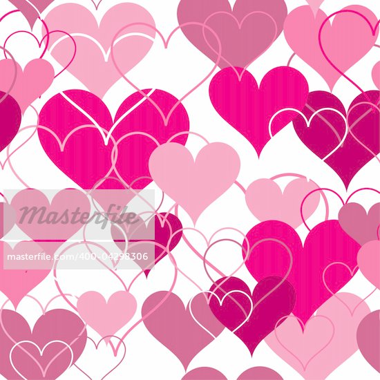 Cartoon Hearts Wallpaper