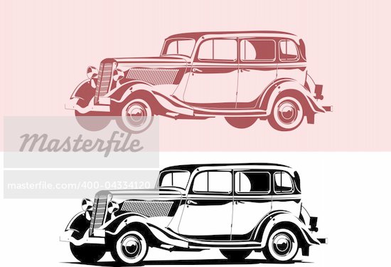 30s 40 400 40s black black and white car cartoon checkers classic classic 