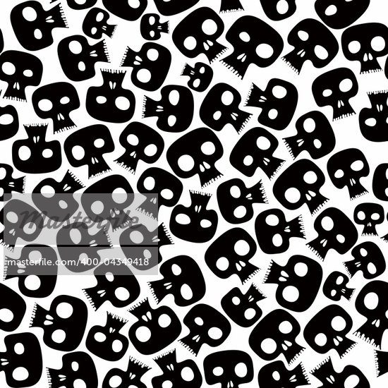 Skull Pattern Wallpaper